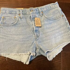Levi's jean shorts high waisted